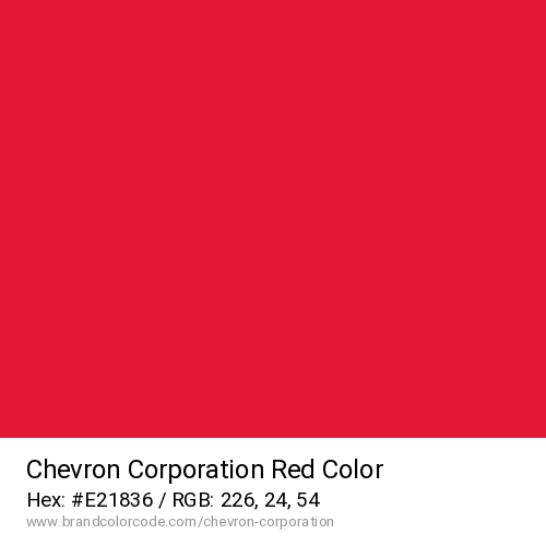 Chevron Corporation's Red color solid image preview