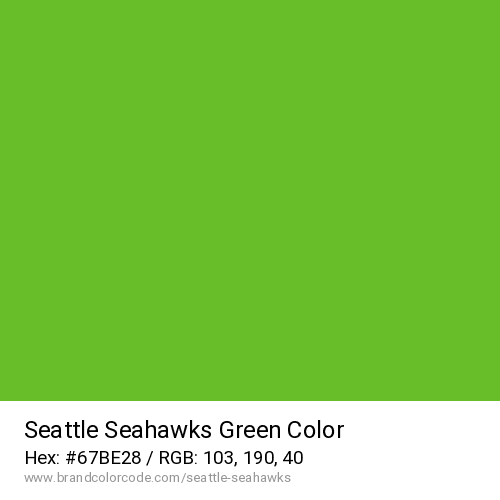 Seattle Seahawks's Green color solid image preview