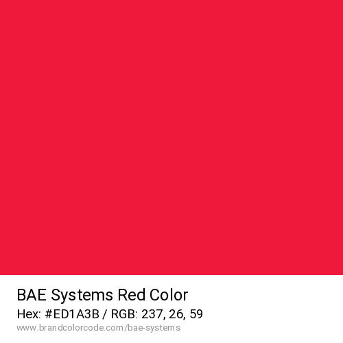 BAE Systems's Red color solid image preview