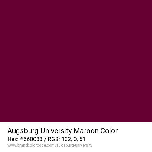 Augsburg University's Maroon color solid image preview