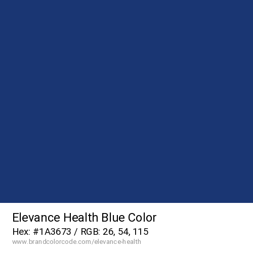 Elevance Health's Blue color solid image preview