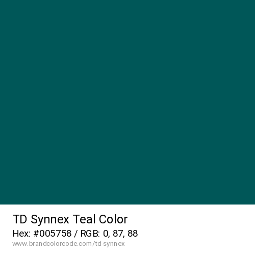 TD Synnex's Teal color solid image preview