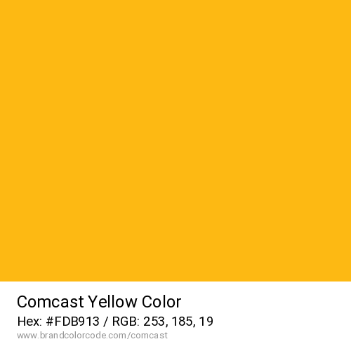 Comcast's Yellow color solid image preview