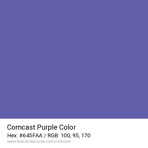 Comcast's Purple color solid image preview