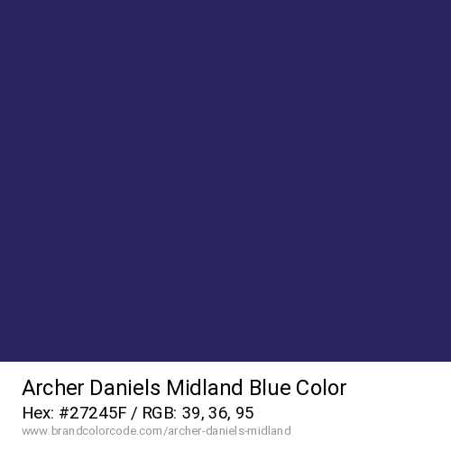 Archer Daniels Midland's Blue color solid image preview