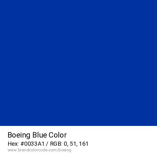 Boeing's Blue color solid image preview