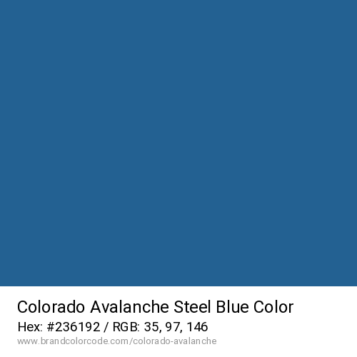 Colorado Avalanche's Steel Blue color solid image preview
