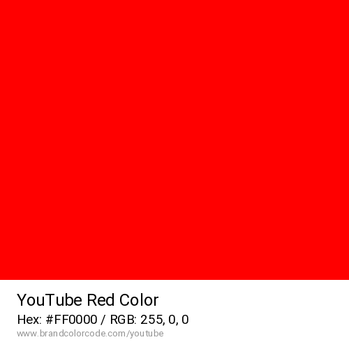 YouTube's Red color solid image preview