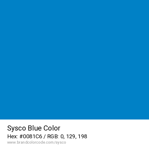 Sysco's Blue color solid image preview