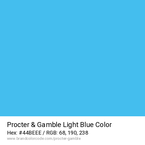 Procter & Gamble's Light Blue color solid image preview
