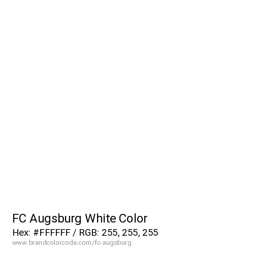 FC Augsburg's White color solid image preview