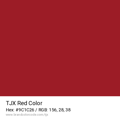TJX's Red color solid image preview