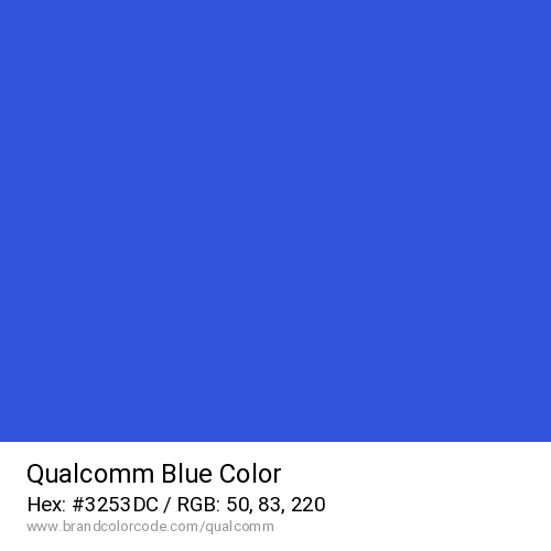 Qualcomm's Blue color solid image preview