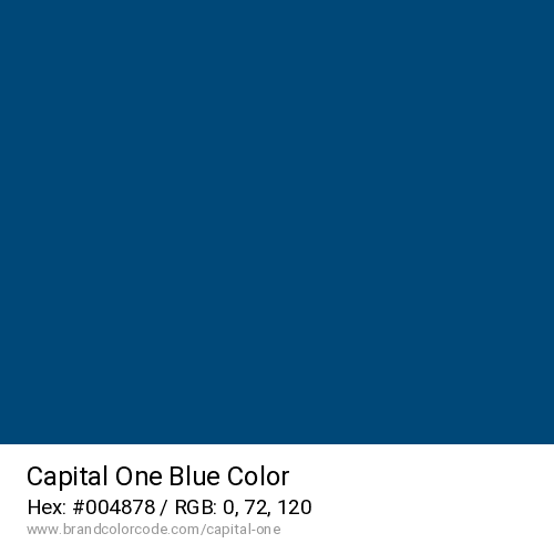 Capital One's Blue color solid image preview
