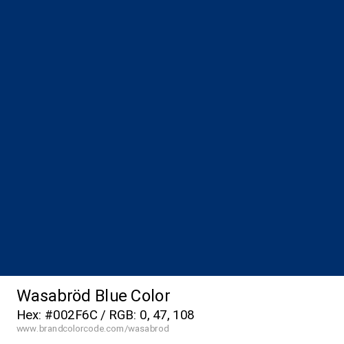 Wasabröd's Blue color solid image preview