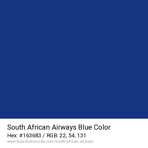 South African Airways's Blue color solid image preview