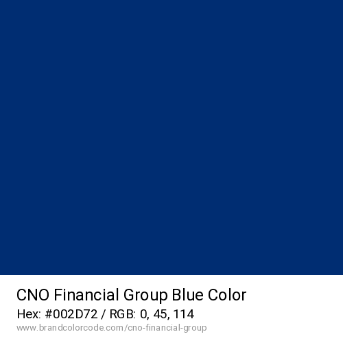 CNO Financial Group's Blue color solid image preview