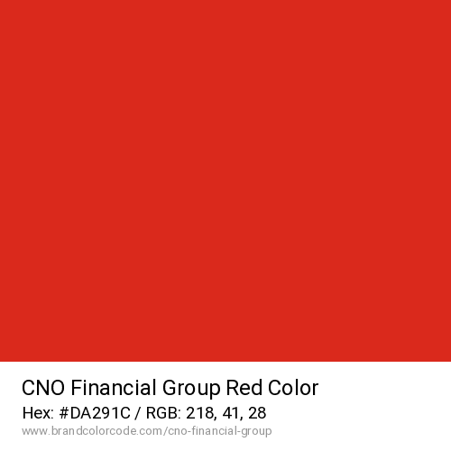 CNO Financial Group's Red color solid image preview