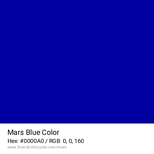 Mars's Blue color solid image preview
