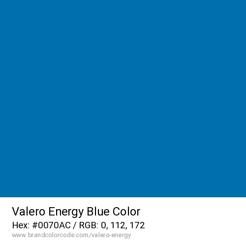 Valero Energy's Blue color solid image preview