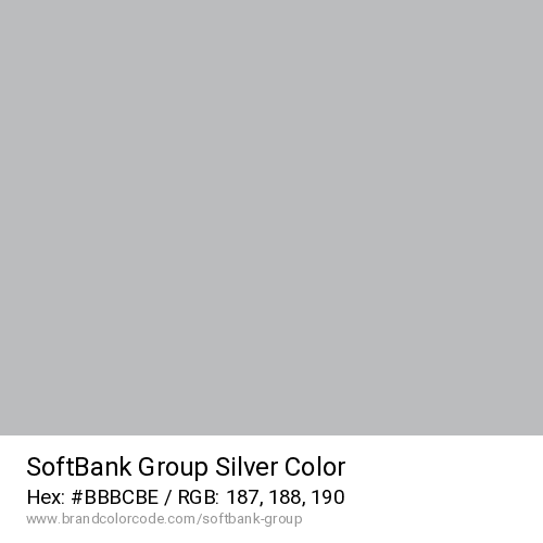 SoftBank Group's Silver color solid image preview