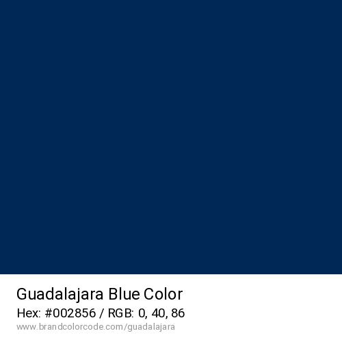 Guadalajara's Blue color solid image preview