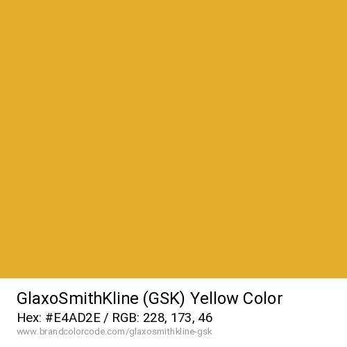 GlaxoSmithKline (GSK)'s Yellow color solid image preview