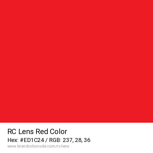 RC Lens's Red color solid image preview