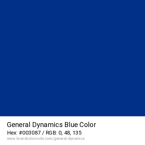 General Dynamics's Blue color solid image preview