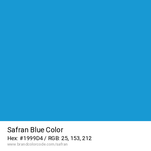 Safran's Blue color solid image preview