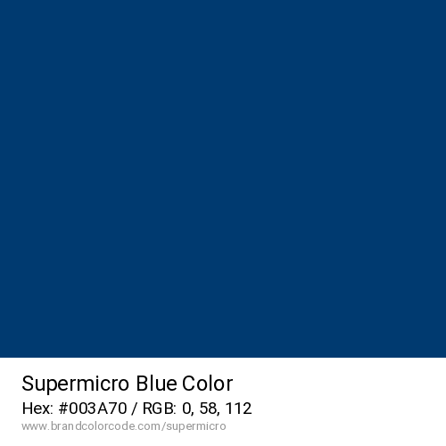 Supermicro's Blue color solid image preview