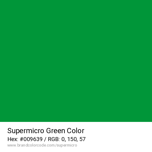 Supermicro's Green color solid image preview