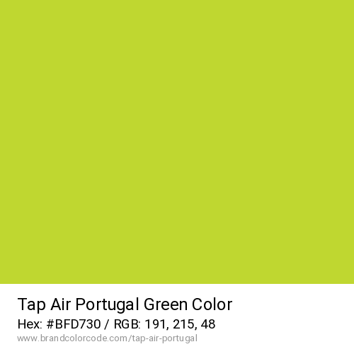 Tap Air Portugal's Green color solid image preview