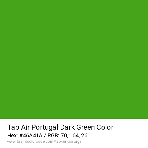 Tap Air Portugal's Dark Green color solid image preview