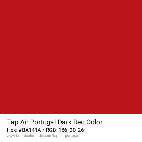 Tap Air Portugal's Dark Red color solid image preview