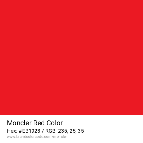 Moncler's Red color solid image preview