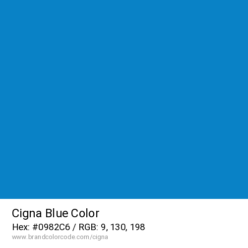 Cigna's Blue color solid image preview