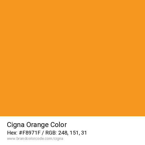 Cigna's Orange color solid image preview
