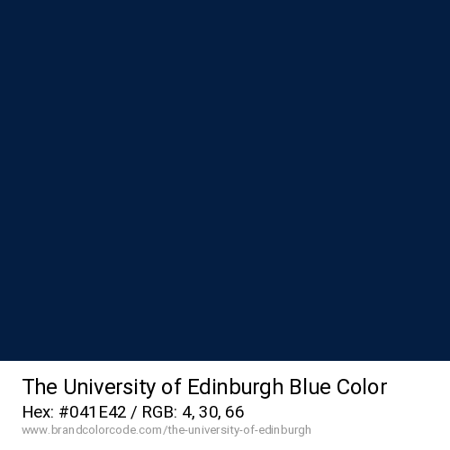 The University of Edinburgh's Blue color solid image preview