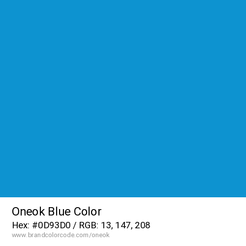 Oneok's Blue color solid image preview