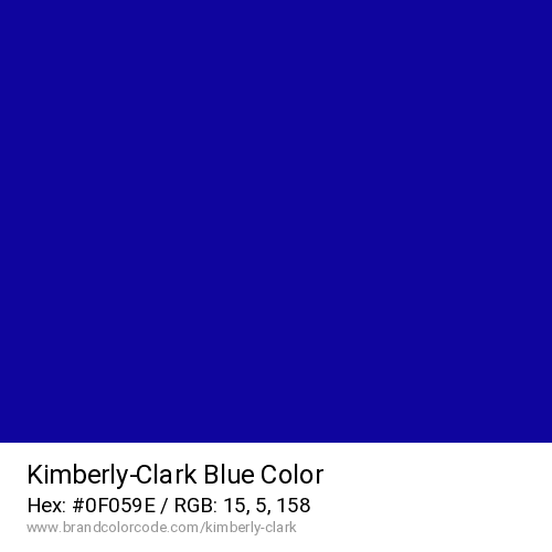 Kimberly-Clark's Blue color solid image preview
