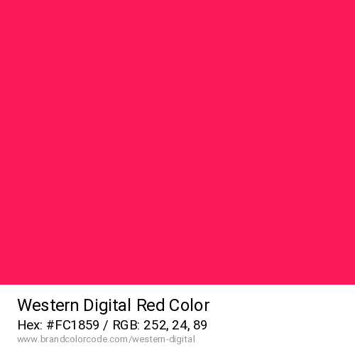 Western Digital's Red color solid image preview