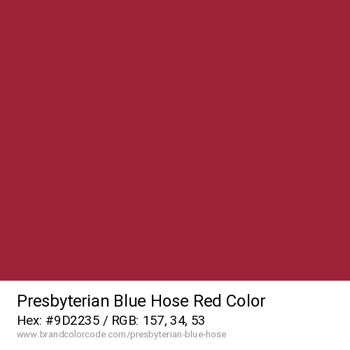 Presbyterian Blue Hose's Red color solid image preview