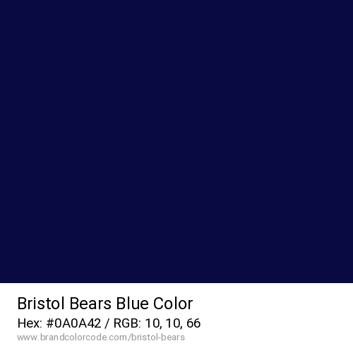 Bristol Bears's Blue color solid image preview