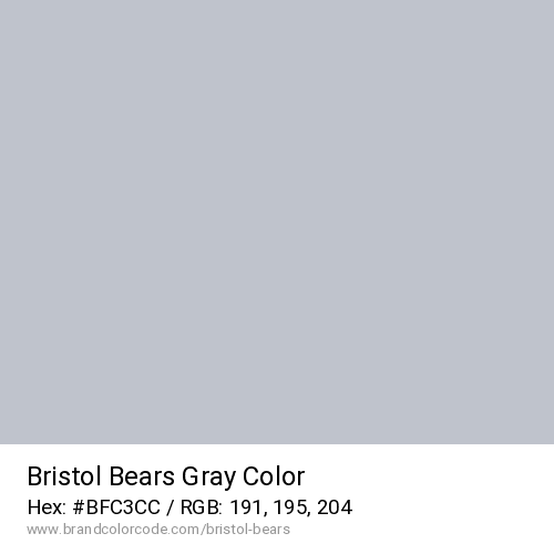Bristol Bears's Gray color solid image preview