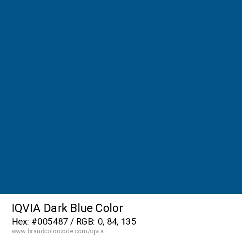 IQVIA's Blue color solid image preview