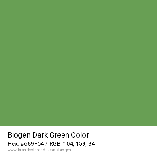 Biogen's Dark Green color solid image preview