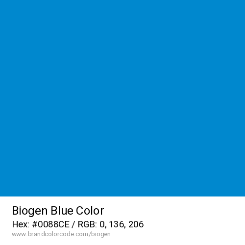 Biogen's Blue color solid image preview