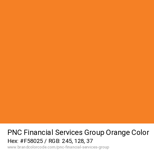 PNC Financial Services Group's Orange color solid image preview