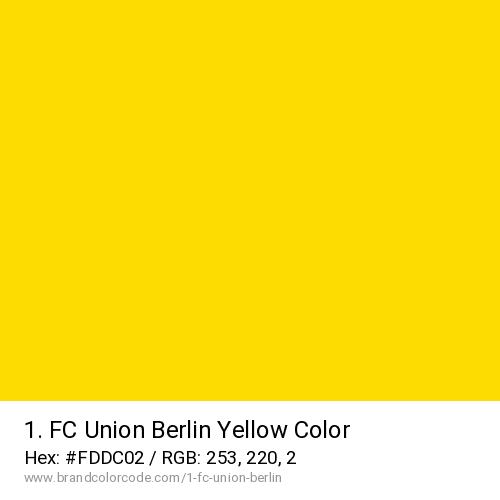 1. FC Union Berlin's Yellow color solid image preview
